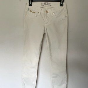 Women Robin's Jean 'Marilyn' Gold Wings- White/Cream- Size 25